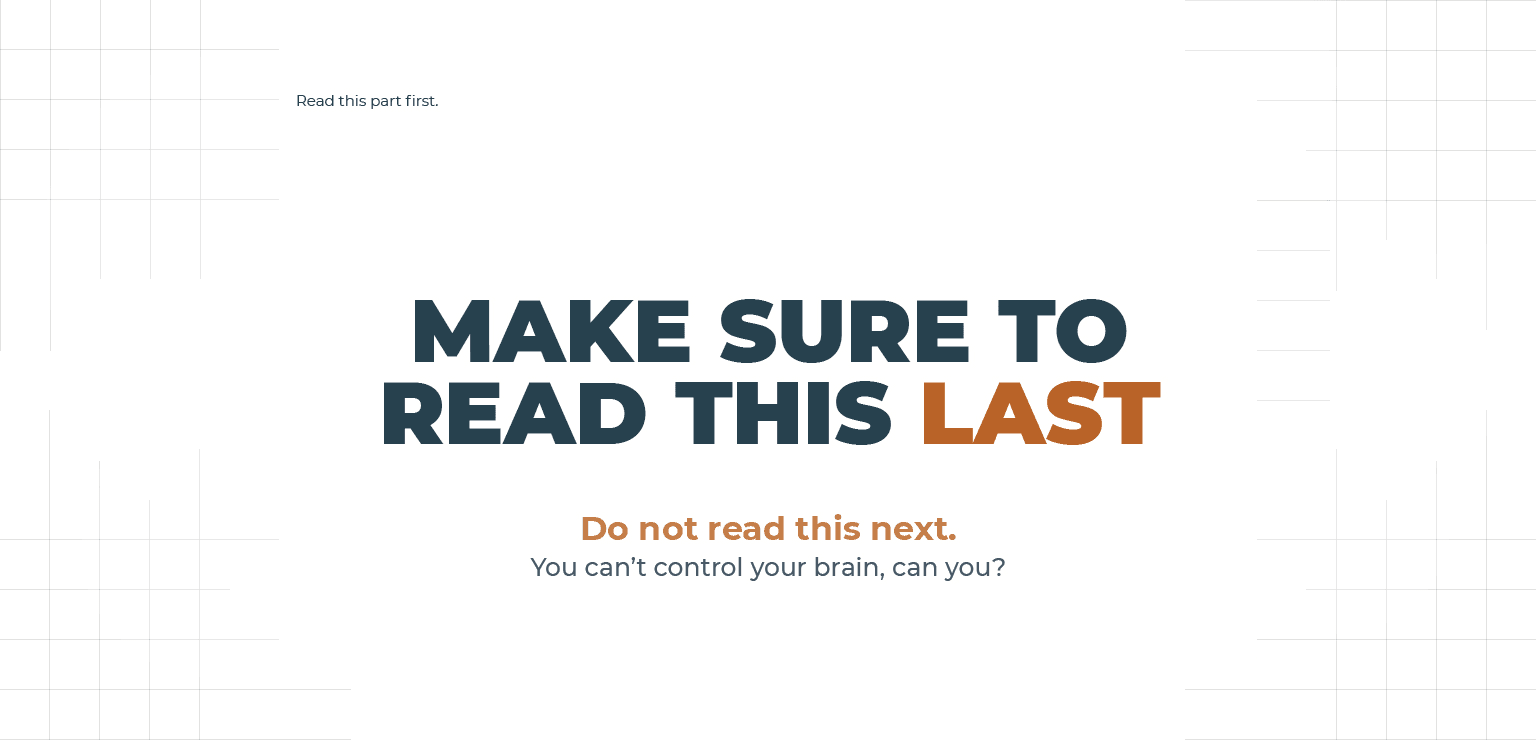 Visual Hierarchy Example 3